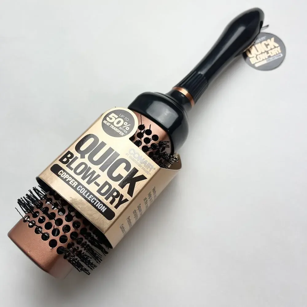 Conair‎ Quick Blow Dry Pro Copper Collection Hi-Speed Style Hairbrushes Hair